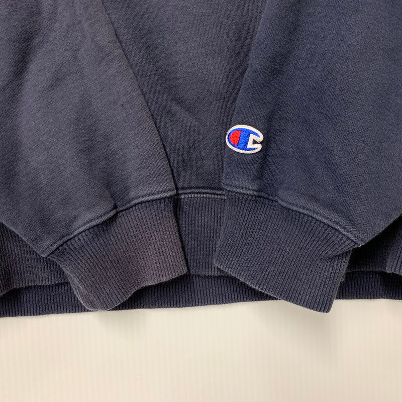 【中古品】【メンズ】 SUPREME×CHAMPION シュプリーム×チャンピオン 19SS OUTLINE HOODED SWEATSHIRT アウトライン フーデッド スウェットシャツ トップス 長袖 149-260711-cs-07-izu サイズ：S カラー：ネイビー 万代Net店