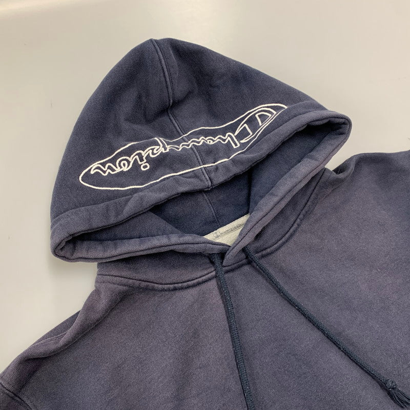 【中古品】【メンズ】 SUPREME×CHAMPION シュプリーム×チャンピオン 19SS OUTLINE HOODED SWEATSHIRT アウトライン フーデッド スウェットシャツ トップス 長袖 149-260711-cs-07-izu サイズ：S カラー：ネイビー 万代Net店