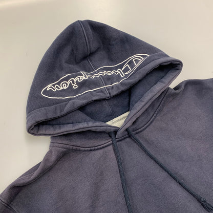 【中古品】【メンズ】 SUPREME×CHAMPION シュプリーム×チャンピオン 19SS OUTLINE HOODED SWEATSHIRT アウトライン フーデッド スウェットシャツ トップス 長袖 149-260711-cs-07-izu サイズ：S カラー：ネイビー 万代Net店