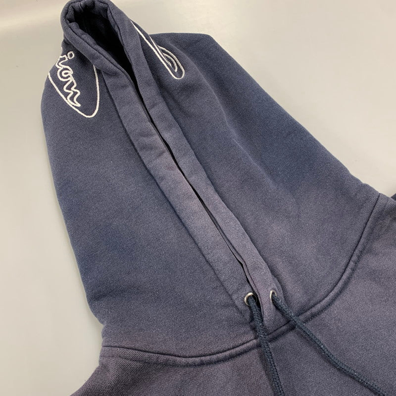 【中古品】【メンズ】 SUPREME×CHAMPION シュプリーム×チャンピオン 19SS OUTLINE HOODED SWEATSHIRT アウトライン フーデッド スウェットシャツ トップス 長袖 149-260711-cs-07-izu サイズ：S カラー：ネイビー 万代Net店