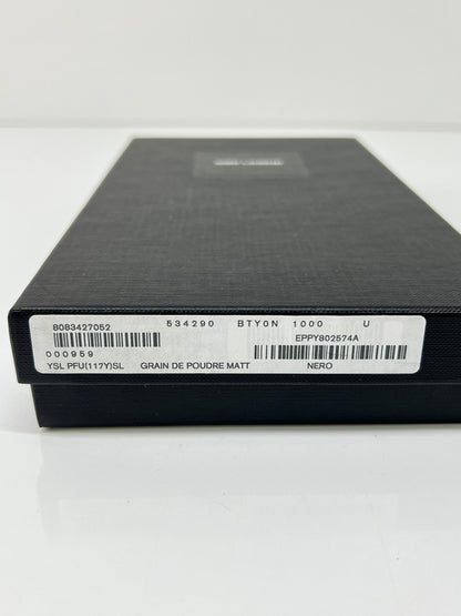 【中古品】【メンズ】 SAINT LAURENT PARIS サンローランパリ ROUND FASTENER LONG WALLET 328558 ラウンドファスナー ロングウォレット 長財布 181-260727-kk-07-hon カラー：BLACK 万代Net店