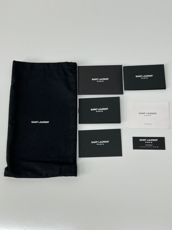 【中古品】【メンズ】 SAINT LAURENT PARIS サンローランパリ ROUND FASTENER LONG WALLET 328558 ラウンドファスナー ロングウォレット 長財布 181-260727-kk-07-hon カラー：BLACK 万代Net店
