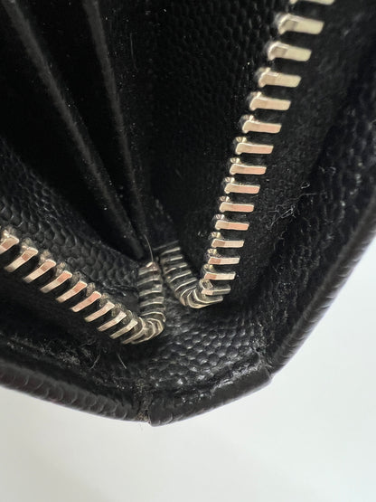 【中古品】【メンズ】 SAINT LAURENT PARIS サンローランパリ ROUND FASTENER LONG WALLET 328558 ラウンドファスナー ロングウォレット 長財布 181-260727-kk-07-hon カラー：BLACK 万代Net店