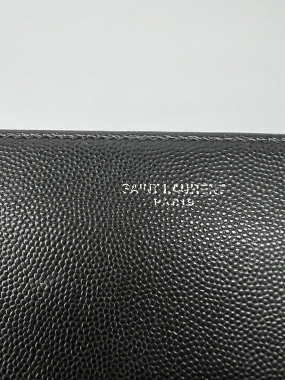 【中古品】【メンズ】 SAINT LAURENT PARIS サンローランパリ ROUND FASTENER LONG WALLET 328558 ラウンドファスナー ロングウォレット 長財布 181-260727-kk-07-hon カラー：BLACK 万代Net店
