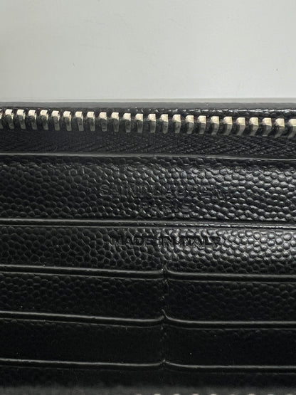 【中古品】【メンズ】 SAINT LAURENT PARIS サンローランパリ ROUND FASTENER LONG WALLET 328558 ラウンドファスナー ロングウォレット 長財布 181-260727-kk-07-hon カラー：BLACK 万代Net店