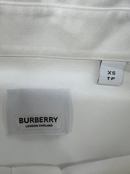 【中古品】【メンズ】 BURBERRY バーバリー 22SS HORSFERRY LOGO OXFORD SHIRT 8036768/71B ホースフェリー ロゴ オックスフォードシャツ 長袖 トップス 141-260801-kk-18-hon サイズ：XS カラー：WHITE 万代Net店
