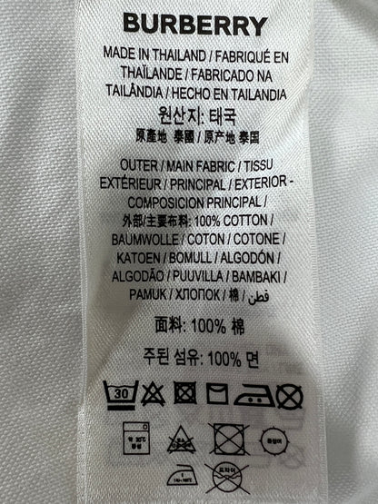 【中古品】【メンズ】 BURBERRY バーバリー 22SS HORSFERRY LOGO OXFORD SHIRT 8036768/71B ホースフェリー ロゴ オックスフォードシャツ 長袖 トップス 141-260801-kk-18-hon サイズ：XS カラー：WHITE 万代Net店