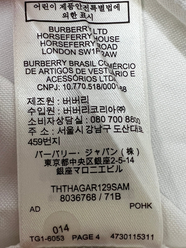 【中古品】【メンズ】 BURBERRY バーバリー 22SS HORSFERRY LOGO OXFORD SHIRT 8036768/71B ホースフェリー ロゴ オックスフォードシャツ 長袖 トップス 141-260801-kk-18-hon サイズ：XS カラー：WHITE 万代Net店
