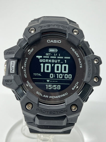 【中古品】【メンズ】 CASIO カシオ G-SHOCK G-SQUAD GBD-H1000 SERIES GBD-H1000-1JR ジーショック 充電式 腕時計 196-260727-kk-10-hon カラー：BLACK 万代Net店