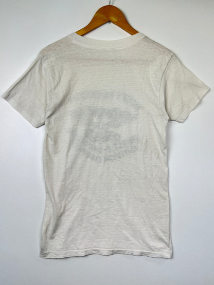 【現状渡し品】【メンズ】 HARLEY DAVIDSON ハーレーダビッドソン 80's Rocky Mountain Short Sleeve Shirt 80年代 ロッキー マウンテン ショートスリーブシャツ トップス 146-260808-SH-16-hon サイズ：XS～S程度 カラー：ホワイト系 万代Net店