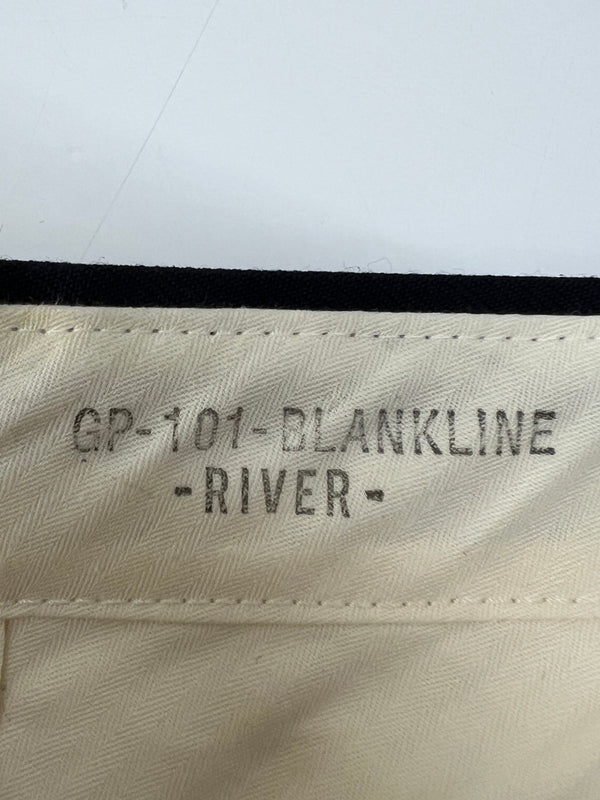 【中古品】【メンズ】 WACKO MARIA ワコマリア SLIM FIT TROUSERS GP-101-BLANKLINE RIVER スリムフィットトラウザーズ ブランクライン リバー ボトムス パンツ 153-260801-kk-27-hon サイズ：XL カラー：NAVY 万代Net店