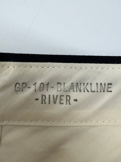 【中古品】【メンズ】 WACKO MARIA ワコマリア SLIM FIT TROUSERS GP-101-BLANKLINE RIVER スリムフィットトラウザーズ ブランクライン リバー ボトムス パンツ 153-260801-kk-27-hon サイズ：XL カラー：NAVY 万代Net店