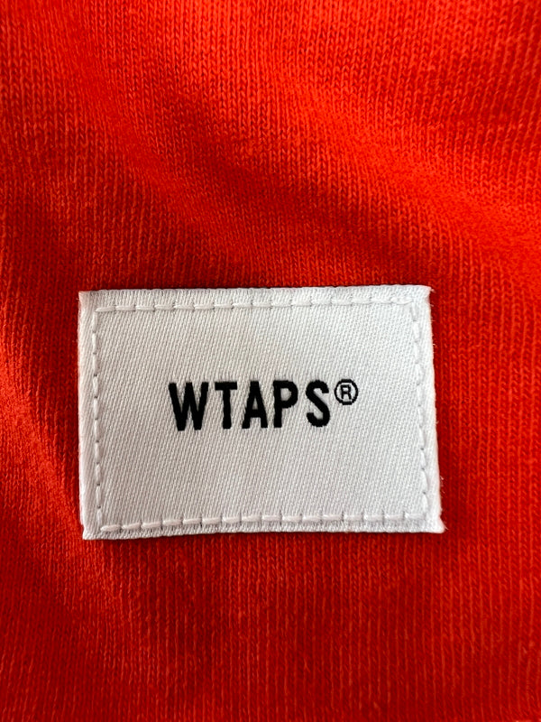 【中古品】【メンズ】 WTAPS ダブルタップス × VANS バンズ 別注 コラボ 20AW LONG SLEEVE TｰSHIRT VN0A4TRCZXT1 ロングスリーブ Tシャツ 長袖 トップス 142-260801-kk-17-hon サイズ：L カラー：ORANGE 万代Net店
