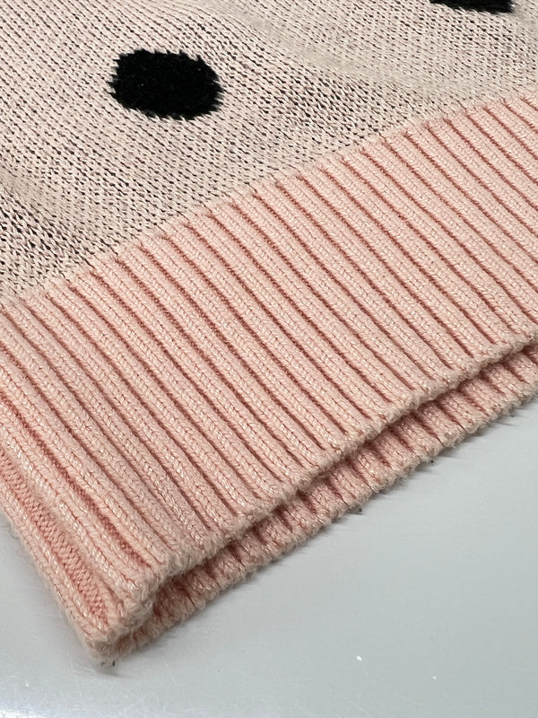【中古品】【メンズ】 WACKO MARIA ワコマリア DOT JACQUARD KNIT SWEATER ドット ジャガード ニット セーター トップス 142-260808-SH-01-hon サイズ：XL カラー：ピンク/ブラック系 万代Net店