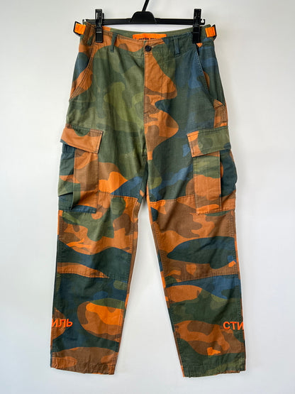 【中古品】【メンズ】 HERON PRESTON ヘロンプレストン 18SS MILITARY CARGO PANTS HMCF001S18650009 ミリタリーカーゴパンツ ボトムス 152-260801-kk-26-hon サイズ：S カラー：MULTI COLOR 万代Net店