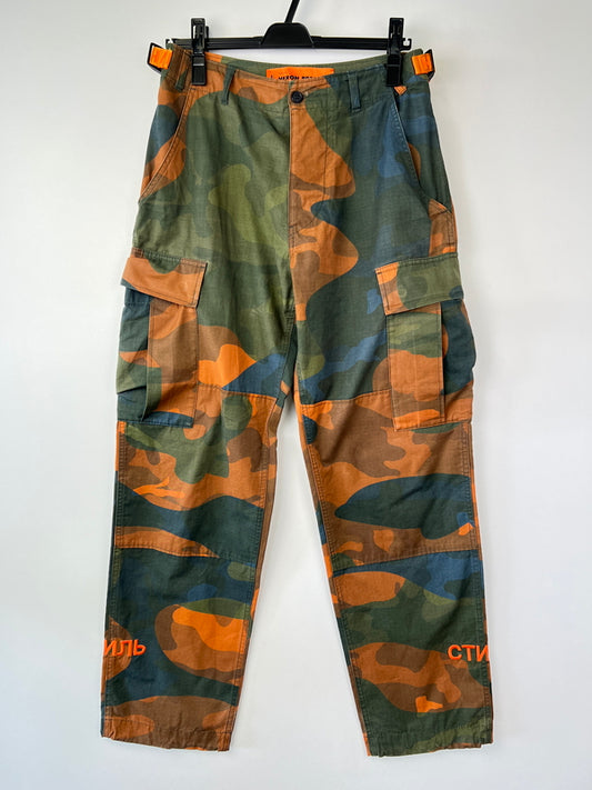 【中古品】【メンズ】 HERON PRESTON ヘロンプレストン 18SS MILITARY CARGO PANTS HMCF001S18650009 ミリタリーカーゴパンツ ボトムス 152-260801-kk-26-hon サイズ：S カラー：MULTI COLOR 万代Net店