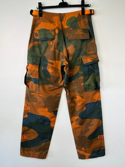 【中古品】【メンズ】 HERON PRESTON ヘロンプレストン 18SS MILITARY CARGO PANTS HMCF001S18650009 ミリタリーカーゴパンツ ボトムス 152-260801-kk-26-hon サイズ：S カラー：MULTI COLOR 万代Net店