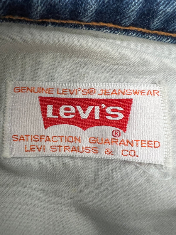 【中古品】【メンズ】 LEVI'S リーバイス 80's 505 DENIM PANTS 505-0216 VINTAGE 80年代 505 デニムパンツ ボトムス ジーンズ ボタン裏刻印T05 USA製 スモールE 両面タブ 88年製造 ヴィンテージ 157-260801-kk-25-hon サイズ：32 カラー：ライトインディゴ 万代Net店