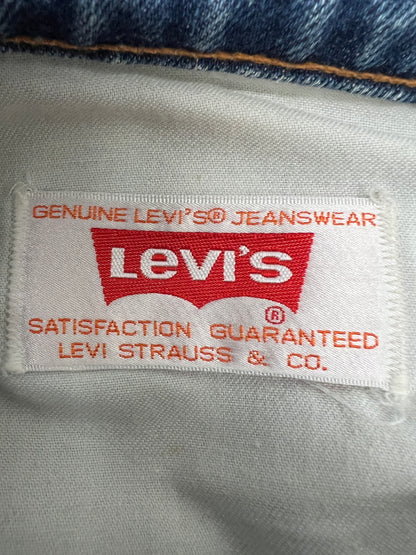 【中古品】【メンズ】 LEVI'S リーバイス 80's 505 DENIM PANTS 505-0216 VINTAGE 80年代 505 デニムパンツ ボトムス ジーンズ ボタン裏刻印T05 USA製 スモールE 両面タブ 88年製造 ヴィンテージ 157-260801-kk-25-hon サイズ：32 カラー：ライトインディゴ 万代Net店
