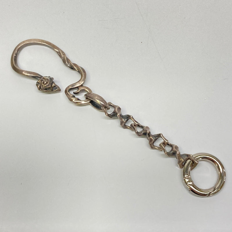 【中古品】【メンズ】 F.A.L (Fuck Around Lewisite) エフエーエル ファックアラウンドルイサイト アイビーキーチェーン FA-K-0028 アクセサリー キーホルダー 192-260804-kk-37-hon カラー：シルバー 万代Net店