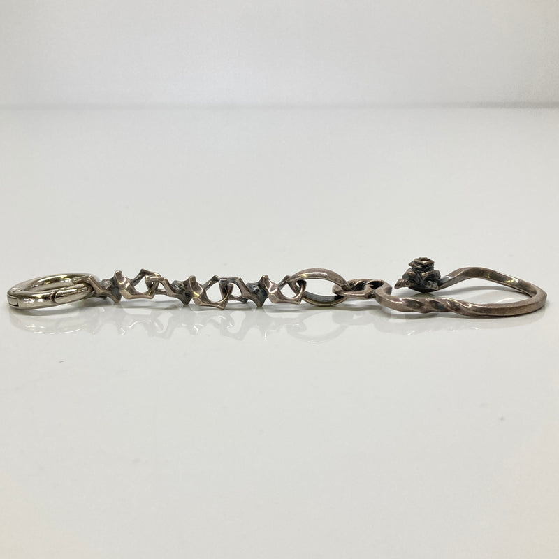 【中古品】【メンズ】 F.A.L (Fuck Around Lewisite) エフエーエル ファックアラウンドルイサイト アイビーキーチェーン FA-K-0028 アクセサリー キーホルダー 192-260804-kk-37-hon カラー：シルバー 万代Net店