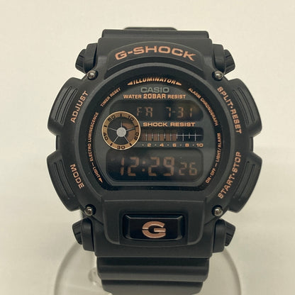 【中古美品】【メンズ】 CASIO カシオ G-SHOCK DIGITAL DW-9052GBX-1A4DR ジーショック デジタル クォーツ 腕時計 196-260804-kk-05-hon カラー：ブラック 万代Net店