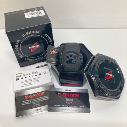 【中古美品】【メンズ】 CASIO カシオ G-SHOCK DIGITAL 5900 SERIES DW-5900BB-1DR ジーショック デジタル クォーツ 腕時計 196-260804-kk-06-hon カラー：ブラック 万代Net店