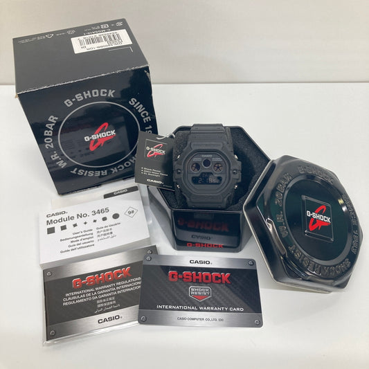 【中古美品】【メンズ】 CASIO カシオ G-SHOCK DIGITAL 5900 SERIES DW-5900BB-1DR ジーショック デジタル クォーツ 腕時計 196-260804-kk-06-hon カラー：ブラック 万代Net店