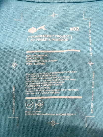 【中古品】【メンズ】 THUNDERBOLT PROJECT BY FRGMT&POKEMON サンダーボルトプロジェクト バイ フラグメント アンド ポケモン 21SS ポッチャマ S/S TEE ショートスリーブ Tシャツ 半袖 トップス 142-260803-kk-19-hon サイズ：S カラー：ライトブルー 万代Net店