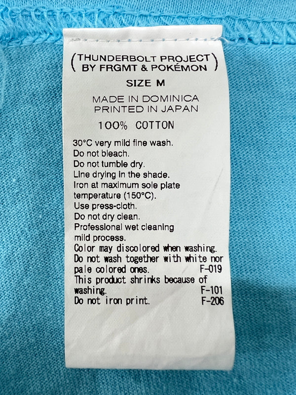 【中古品】【メンズ】 THUNDERBOLT PROJECT BY FRGMT&POKEMON サンダーボルトプロジェクト バイ フラグメント アンド ポケモン 21SS ポッチャマ S/S TEE ショートスリーブ Tシャツ 半袖 トップス 142-260803-kk-19-hon サイズ：S カラー：ライトブルー 万代Net店