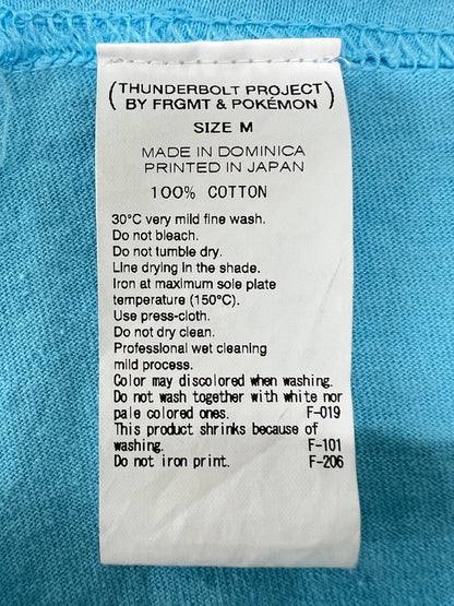 【中古品】【メンズ】 THUNDERBOLT PROJECT BY FRGMT&POKEMON サンダーボルトプロジェクト バイ フラグメント アンド ポケモン 21SS ポッチャマ S/S TEE ショートスリーブ Tシャツ 半袖 トップス 142-260803-kk-19-hon サイズ：S カラー：ライトブルー 万代Net店