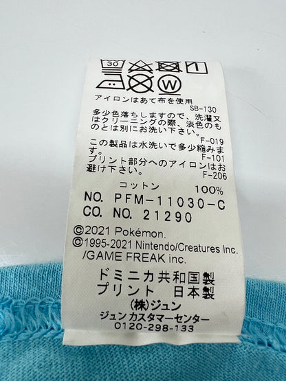 【中古品】【メンズ】 THUNDERBOLT PROJECT BY FRGMT&POKEMON サンダーボルトプロジェクト バイ フラグメント アンド ポケモン 21SS ポッチャマ S/S TEE ショートスリーブ Tシャツ 半袖 トップス 142-260803-kk-19-hon サイズ：S カラー：ライトブルー 万代Net店