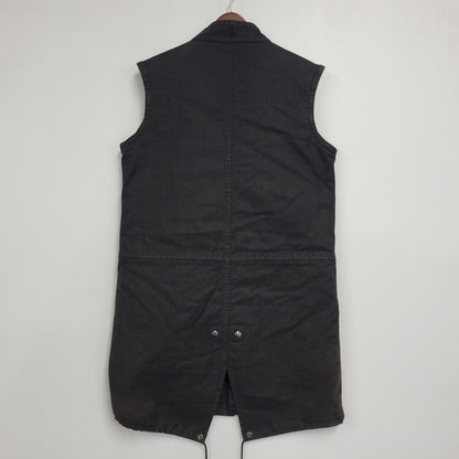 【現状渡し品】【レディース】 CHRISTIAN DADA クリスチャンダダ QUILTING LINER SWITCHING LEATHER MOD COAT キルティングライナー スイッチング レザー モッズコート 168-260829-as-18-izu サイズ：M カラー：ブラック 万代Net店