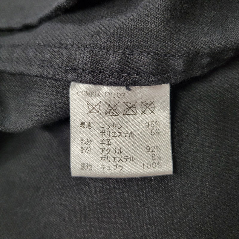 【現状渡し品】【レディース】 CHRISTIAN DADA クリスチャンダダ QUILTING LINER SWITCHING LEATHER MOD COAT キルティングライナー スイッチング レザー モッズコート 168-260829-as-18-izu サイズ：M カラー：ブラック 万代Net店