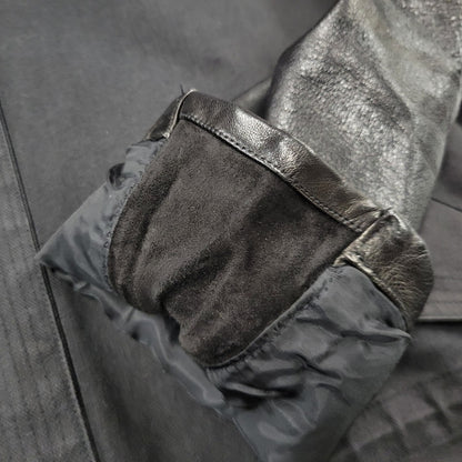 【現状渡し品】【レディース】 CHRISTIAN DADA クリスチャンダダ QUILTING LINER SWITCHING LEATHER MOD COAT キルティングライナー スイッチング レザー モッズコート 168-260829-as-18-izu サイズ：M カラー：ブラック 万代Net店