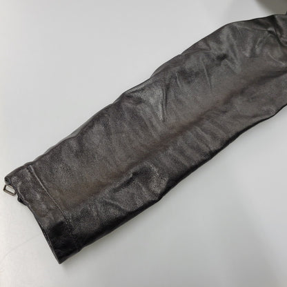 【現状渡し品】【レディース】 CHRISTIAN DADA クリスチャンダダ QUILTING LINER SWITCHING LEATHER MOD COAT キルティングライナー スイッチング レザー モッズコート 168-260829-as-18-izu サイズ：M カラー：ブラック 万代Net店
