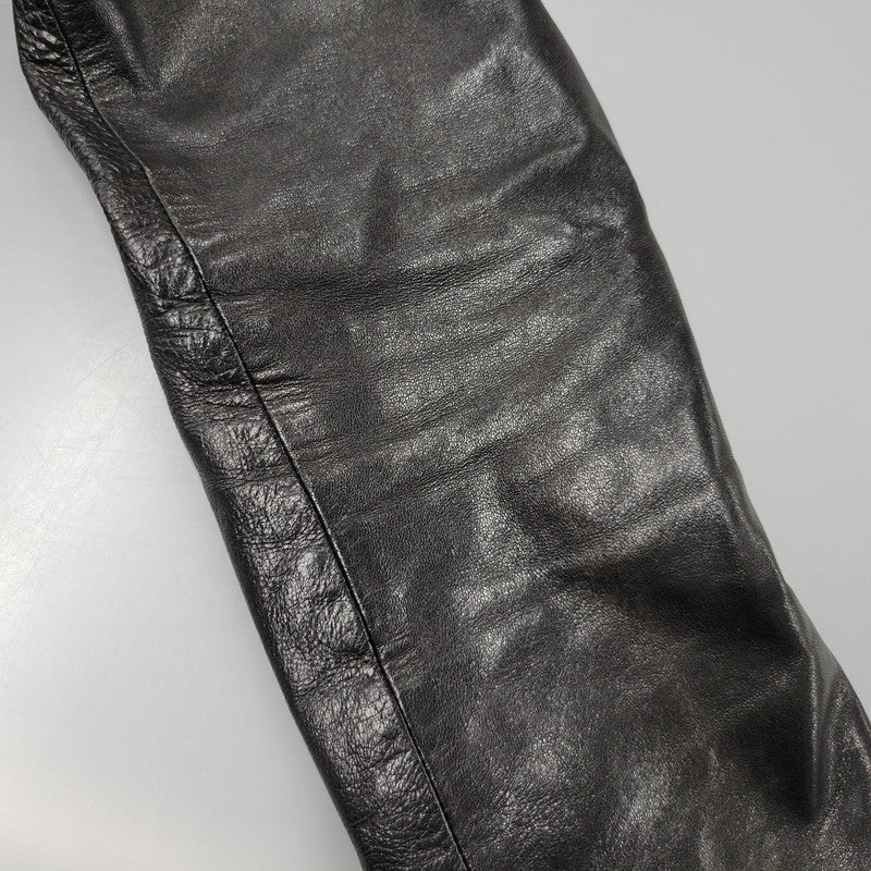 【現状渡し品】【レディース】 CHRISTIAN DADA クリスチャンダダ QUILTING LINER SWITCHING LEATHER MOD COAT キルティングライナー スイッチング レザー モッズコート 168-260829-as-18-izu サイズ：M カラー：ブラック 万代Net店