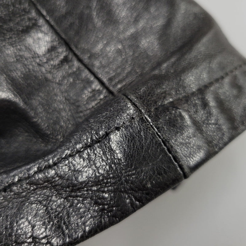 【現状渡し品】【レディース】 CHRISTIAN DADA クリスチャンダダ QUILTING LINER SWITCHING LEATHER MOD COAT キルティングライナー スイッチング レザー モッズコート 168-260829-as-18-izu サイズ：M カラー：ブラック 万代Net店