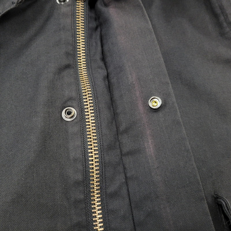 【現状渡し品】【レディース】 CHRISTIAN DADA クリスチャンダダ QUILTING LINER SWITCHING LEATHER MOD COAT キルティングライナー スイッチング レザー モッズコート 168-260829-as-18-izu サイズ：M カラー：ブラック 万代Net店