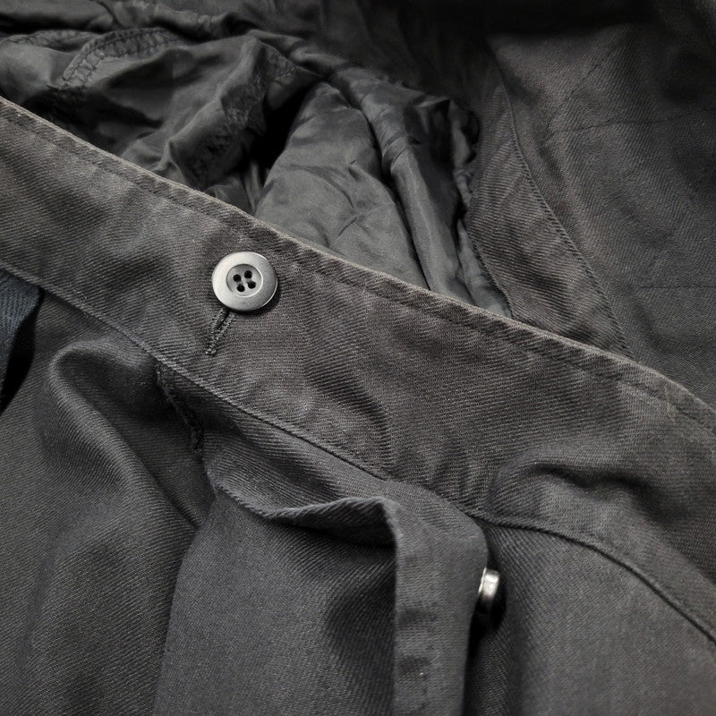 【現状渡し品】【レディース】 CHRISTIAN DADA クリスチャンダダ QUILTING LINER SWITCHING LEATHER MOD COAT キルティングライナー スイッチング レザー モッズコート 168-260829-as-18-izu サイズ：M カラー：ブラック 万代Net店
