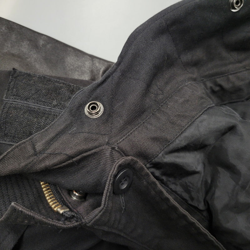 【現状渡し品】【レディース】 CHRISTIAN DADA クリスチャンダダ QUILTING LINER SWITCHING LEATHER MOD COAT キルティングライナー スイッチング レザー モッズコート 168-260829-as-18-izu サイズ：M カラー：ブラック 万代Net店