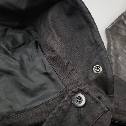 【現状渡し品】【レディース】 CHRISTIAN DADA クリスチャンダダ QUILTING LINER SWITCHING LEATHER MOD COAT キルティングライナー スイッチング レザー モッズコート 168-260829-as-18-izu サイズ：M カラー：ブラック 万代Net店