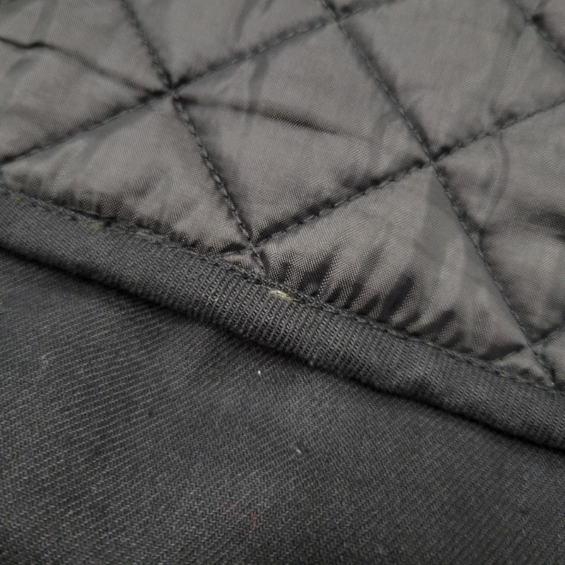 【現状渡し品】【レディース】 CHRISTIAN DADA クリスチャンダダ QUILTING LINER SWITCHING LEATHER MOD COAT キルティングライナー スイッチング レザー モッズコート 168-260829-as-18-izu サイズ：M カラー：ブラック 万代Net店