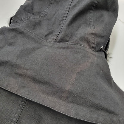 【現状渡し品】【レディース】 CHRISTIAN DADA クリスチャンダダ QUILTING LINER SWITCHING LEATHER MOD COAT キルティングライナー スイッチング レザー モッズコート 168-260829-as-18-izu サイズ：M カラー：ブラック 万代Net店