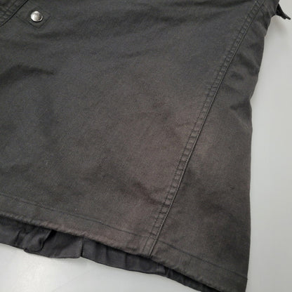 【現状渡し品】【レディース】 CHRISTIAN DADA クリスチャンダダ QUILTING LINER SWITCHING LEATHER MOD COAT キルティングライナー スイッチング レザー モッズコート 168-260829-as-18-izu サイズ：M カラー：ブラック 万代Net店
