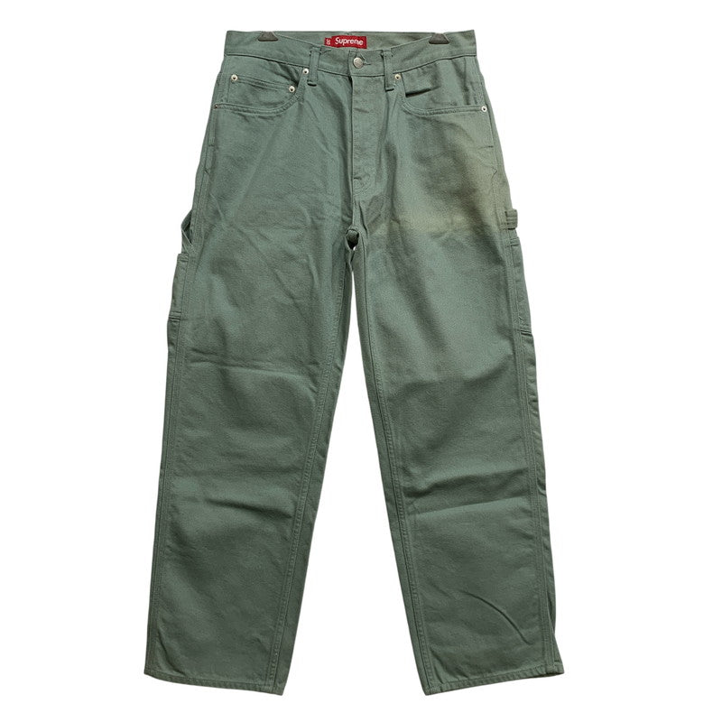 【中古品】【メンズ】 SUPREME シュプリーム DENIM PAINTER PANTS デニム ペインター パンツ ボトムス 149-260704-kh-01-izu サイズ：30 カラー：ミント 万代Net店