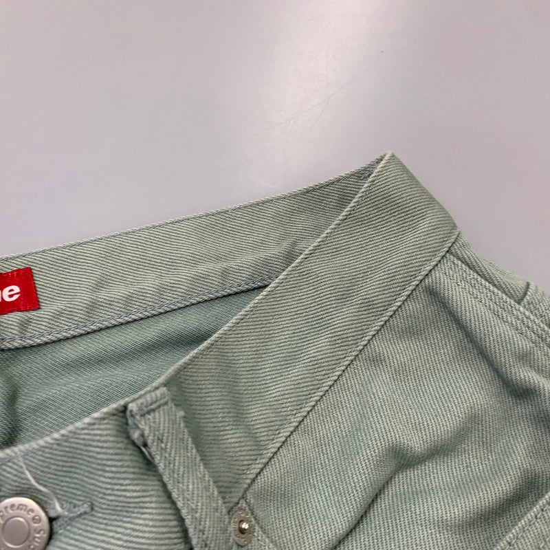 【中古品】【メンズ】 SUPREME シュプリーム DENIM PAINTER PANTS デニム ペインター パンツ ボトムス 149-260704-kh-01-izu サイズ：30 カラー：ミント 万代Net店