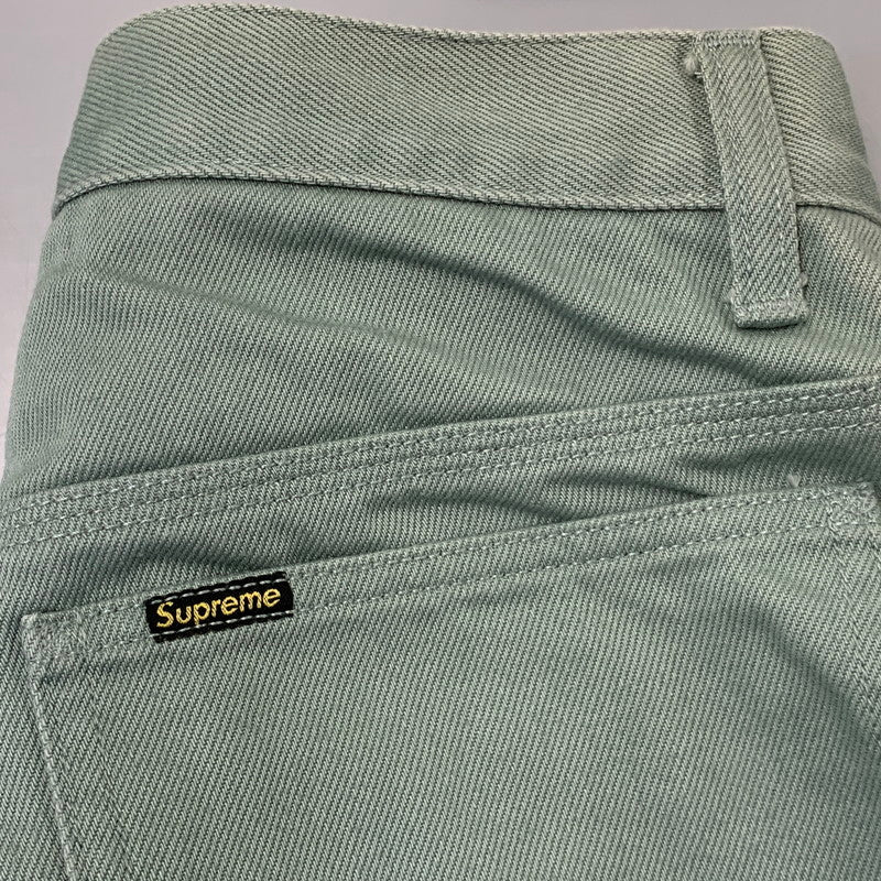 【中古品】【メンズ】 SUPREME シュプリーム DENIM PAINTER PANTS デニム ペインター パンツ ボトムス 149-260704-kh-01-izu サイズ：30 カラー：ミント 万代Net店