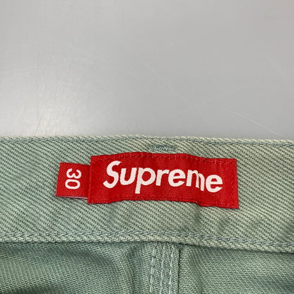 【中古品】【メンズ】 SUPREME シュプリーム DENIM PAINTER PANTS デニム ペインター パンツ ボトムス 149-260704-kh-01-izu サイズ：30 カラー：ミント 万代Net店