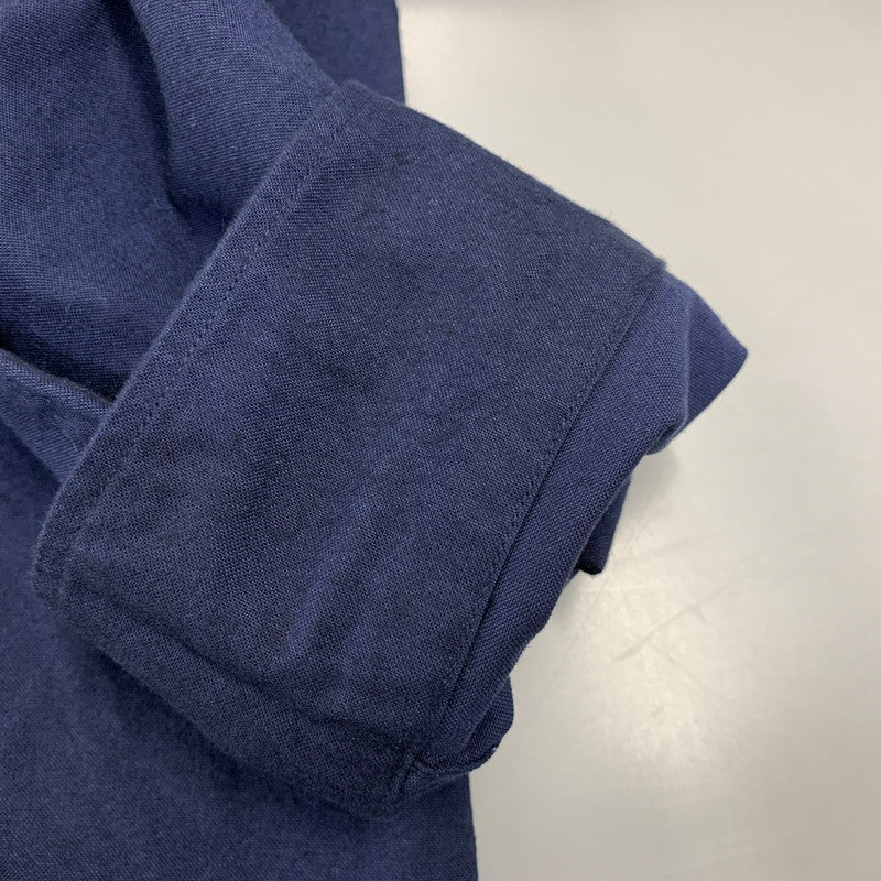 【中古美品】【メンズ】 TOMMY HILFIGER トミーヒルフィガー MW40890 ブラッシュオックスフォードクレストポケットシャツ トップス 147-260715-kh-03-izu サイズ：XL カラー：ネイビー 万代Net店